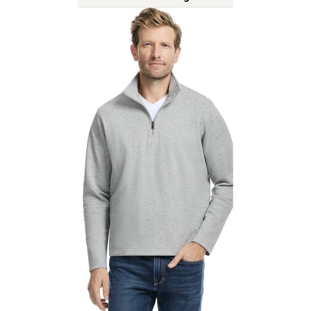 SAKS Fifth Avenue Men's Pique Quarter-Zip Pullover Size XXL NWT $148